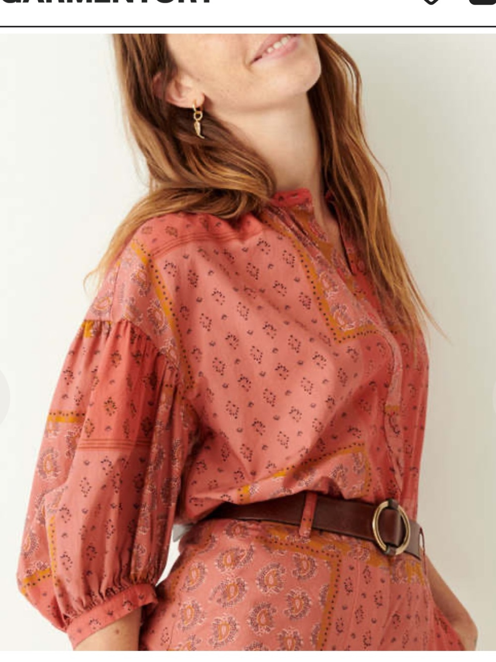 SESSUN ARTISTE BLOUSE - ROSSA LLANGO XS - Picture 5 of 11